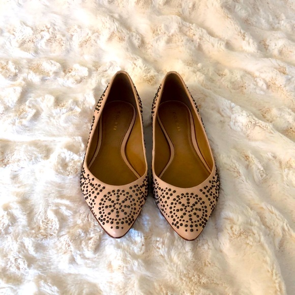 Coach Studded Flats - Picture 1 of 2